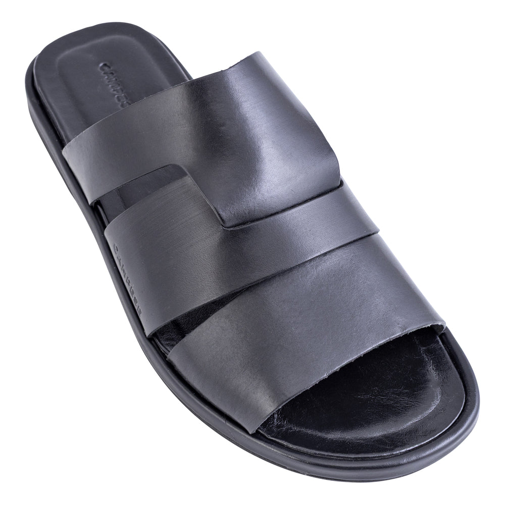 Sandalo in pelle nera