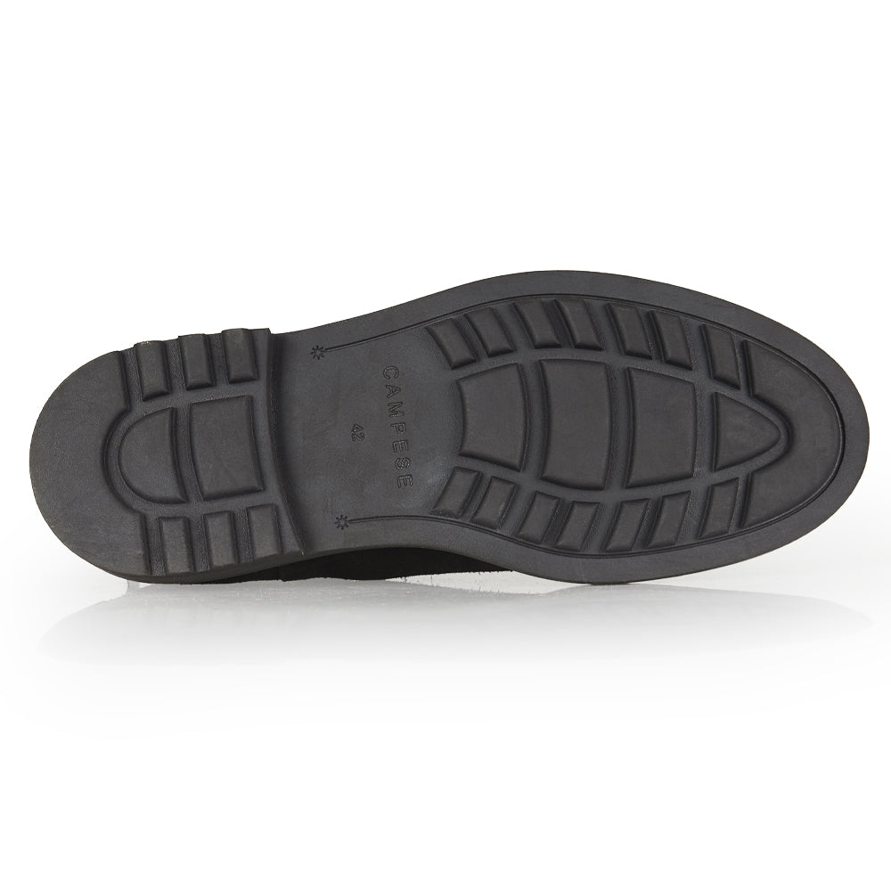 Stivaletto Chelsea in camoscio nero