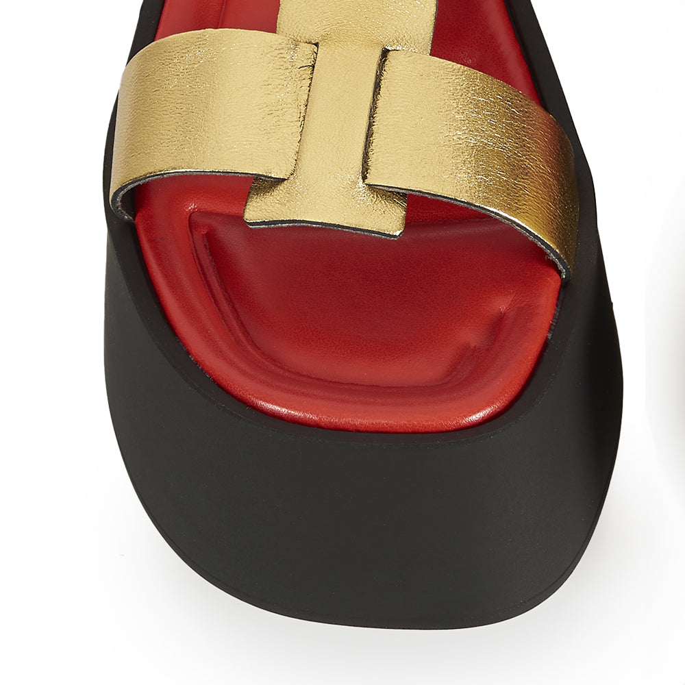 Plateforme avec la plateforme Glamor Gold