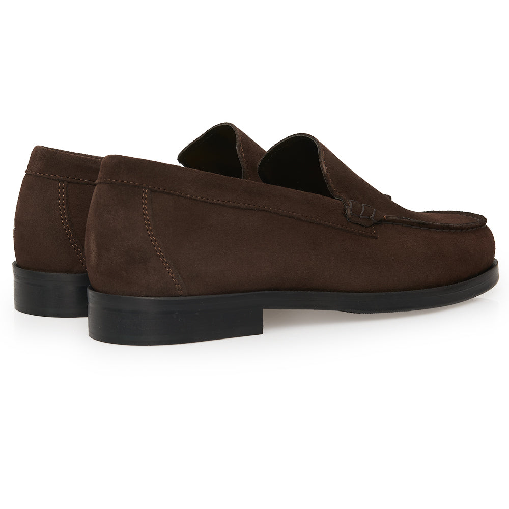 Mocassino Venetian Loafer in Camoscio Morbido Testa di Moro