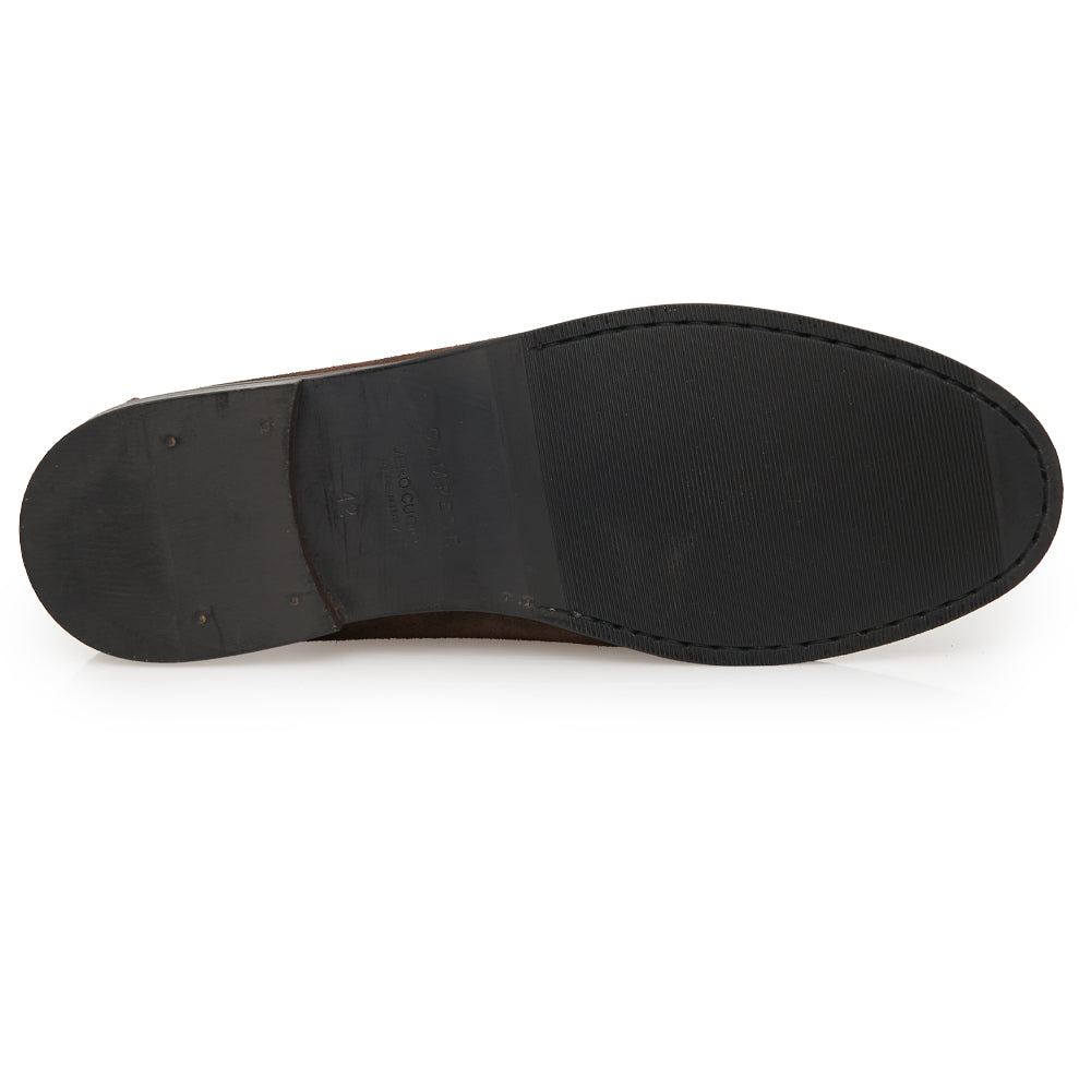 Mocassino Venetian Loafer in Camoscio Morbido Testa di Moro