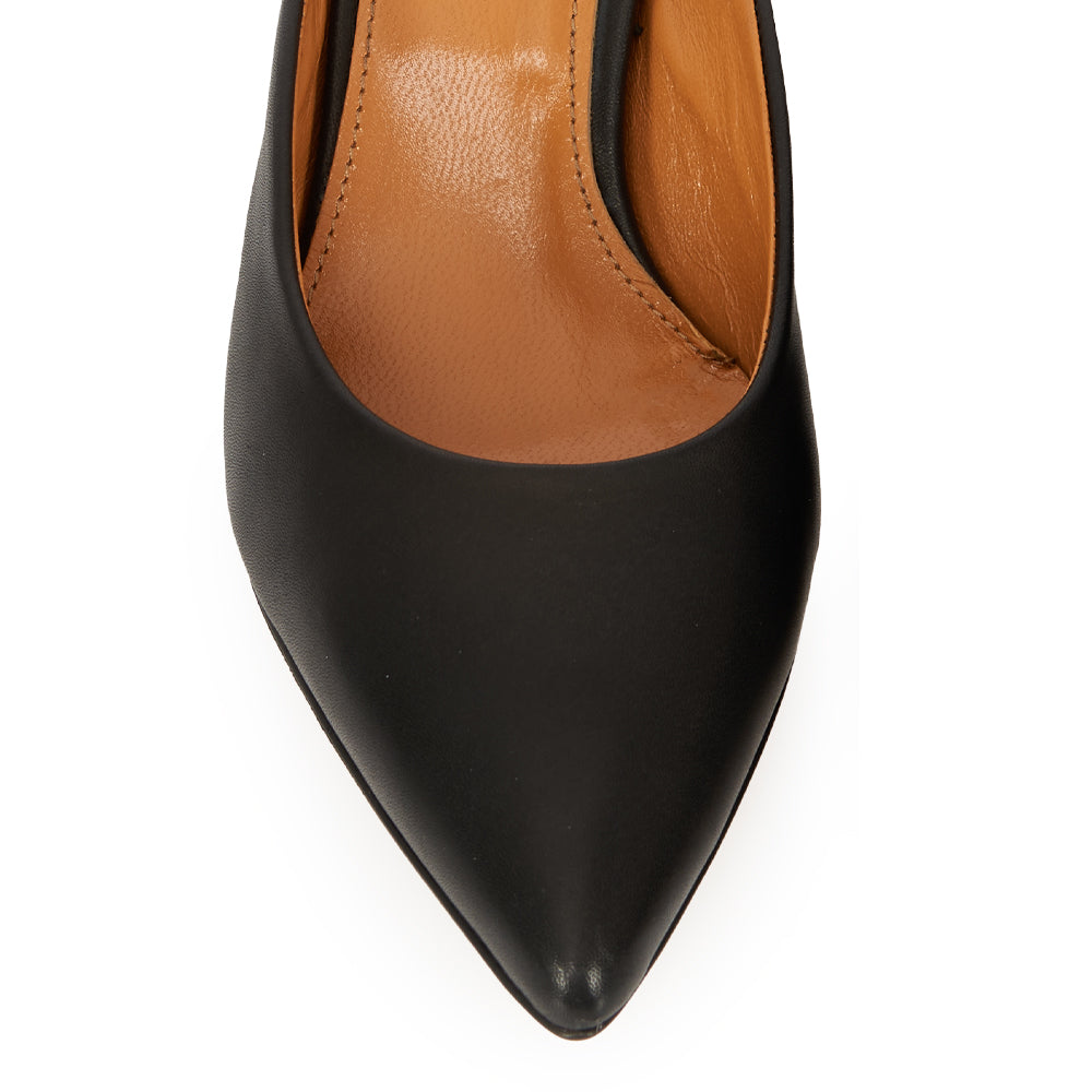Sabot in pelle nera