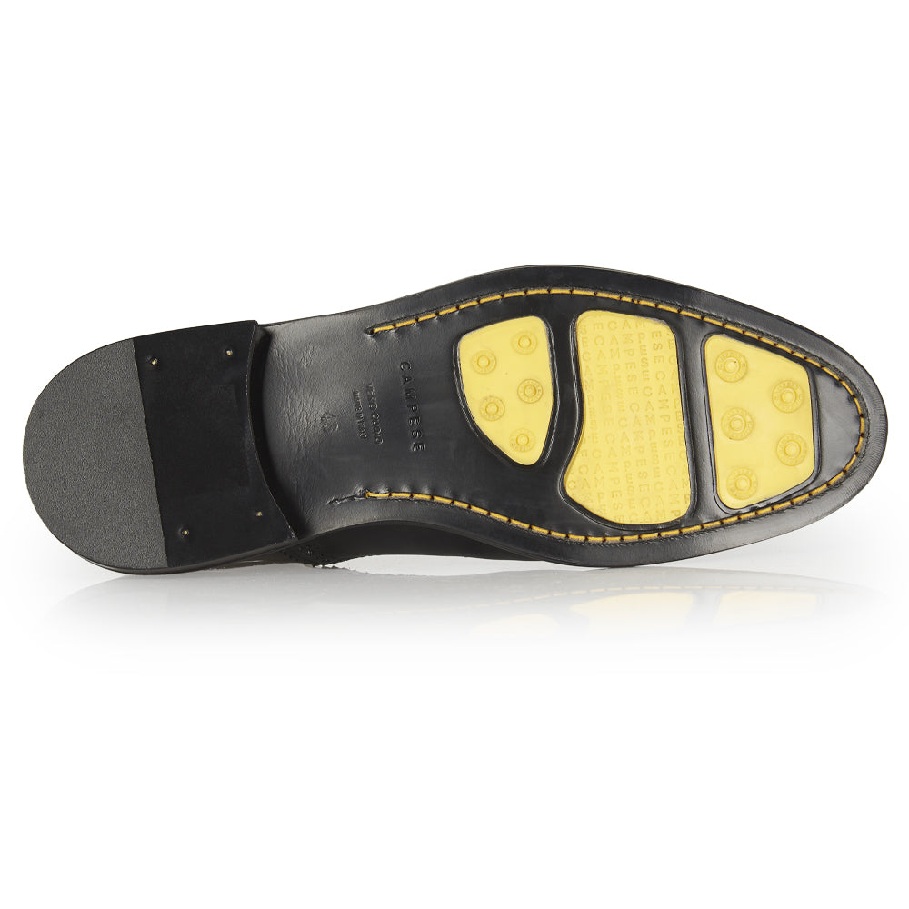 Oxford in pelle nera