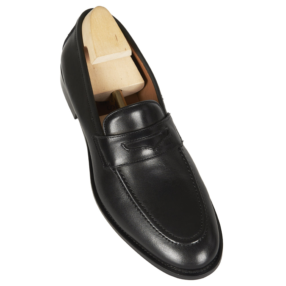 Mocassino Penny in pelle nera