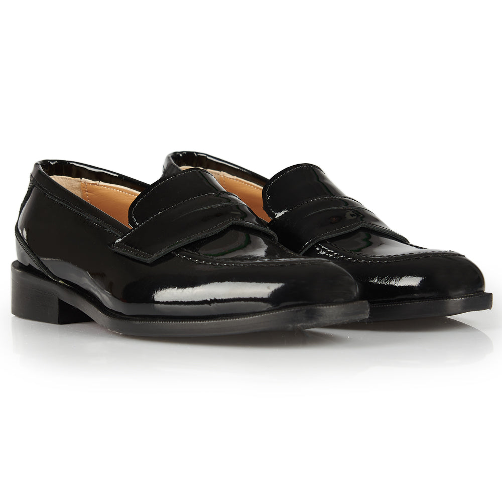 Black Patent Penny Loafer