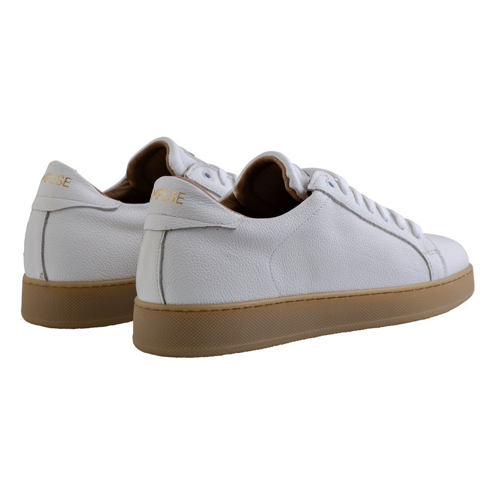 White leather sneakers