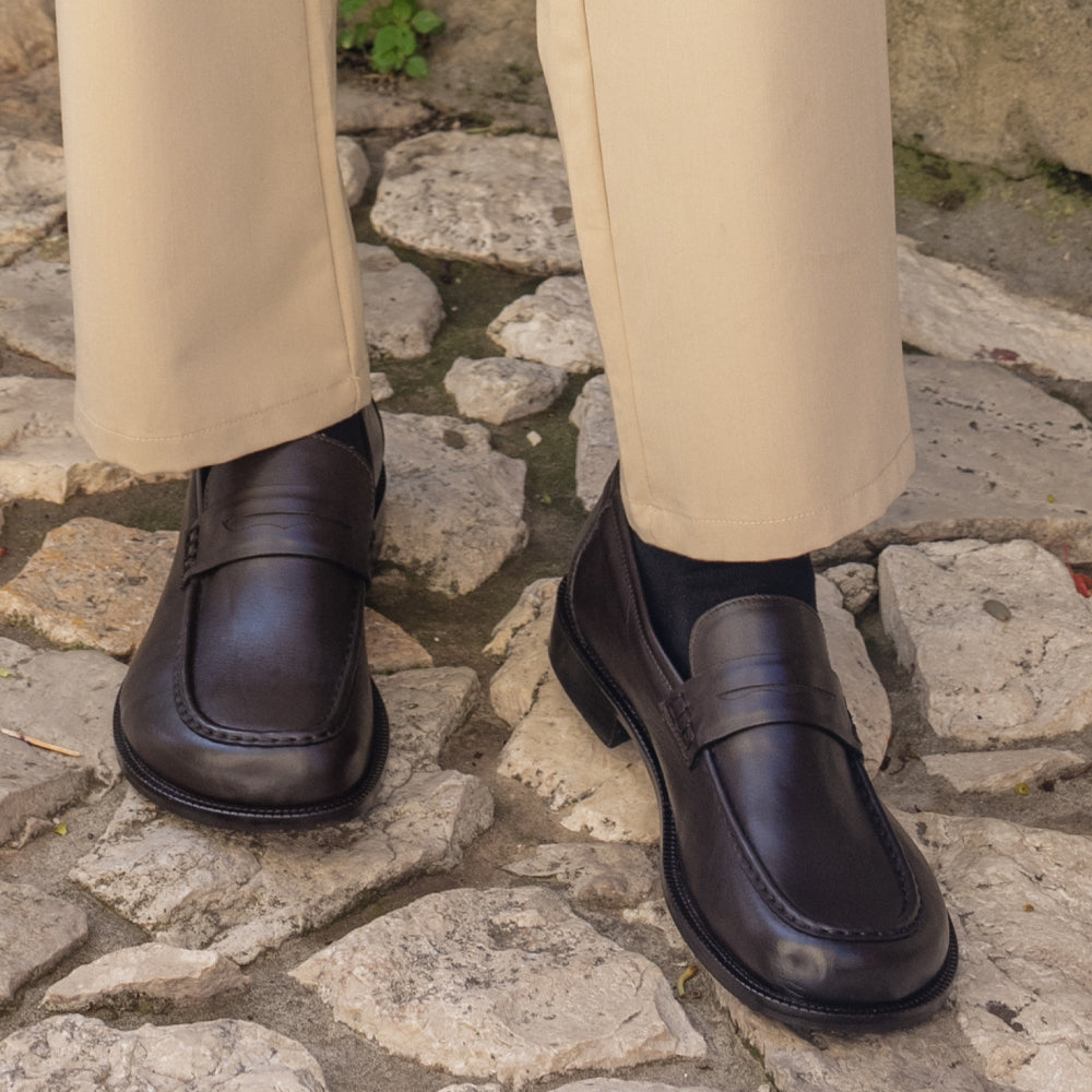 Mocassino Penny innovativa forma rotonda