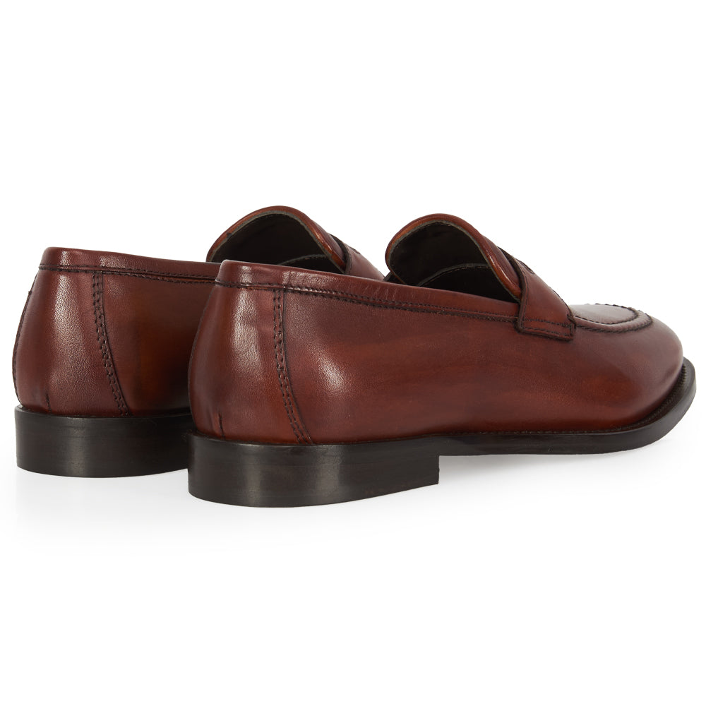 Essential Mocassino Penny Loafers - cuoio