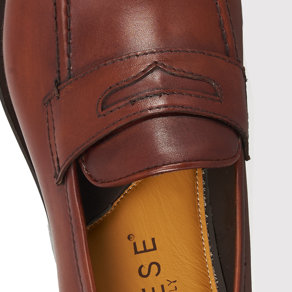 Essential Mocassino Penny Loafers - cuoio