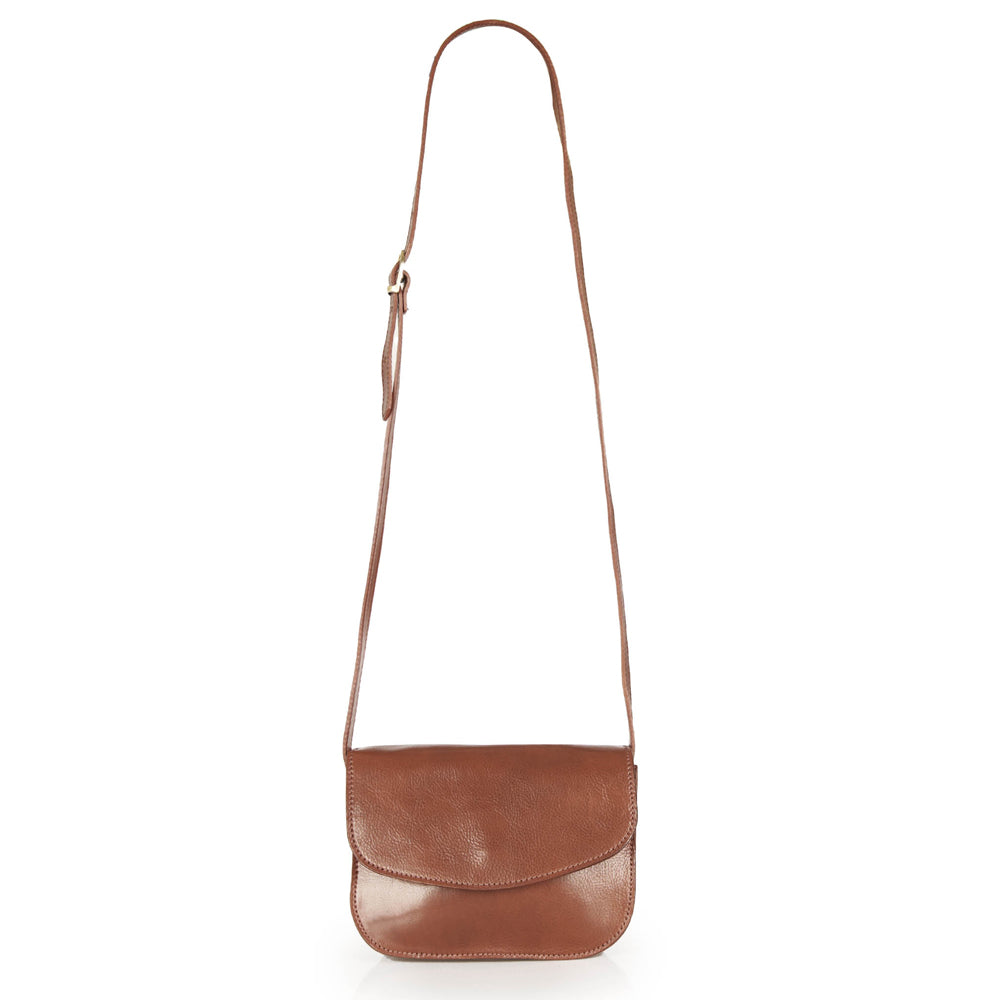 Borsa a tracolla in pelle nera
