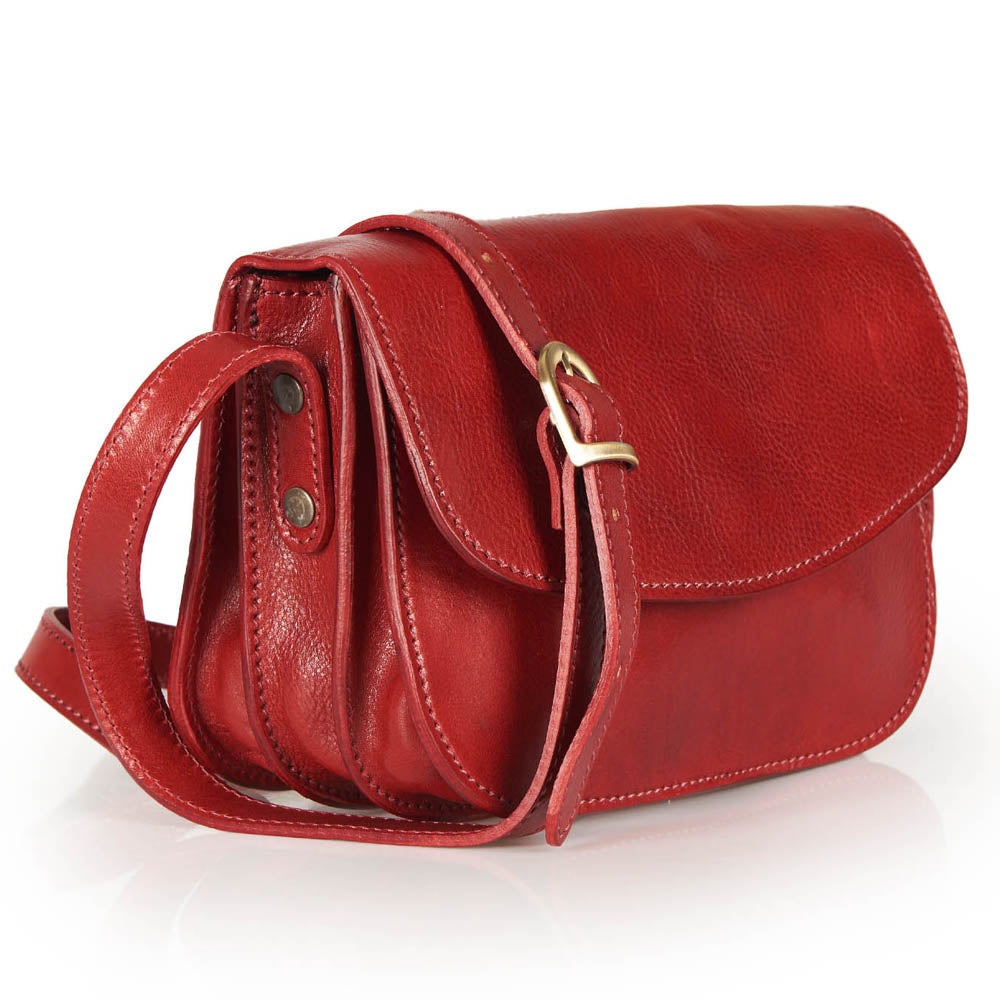 Borsa a tracolla in pelle nera