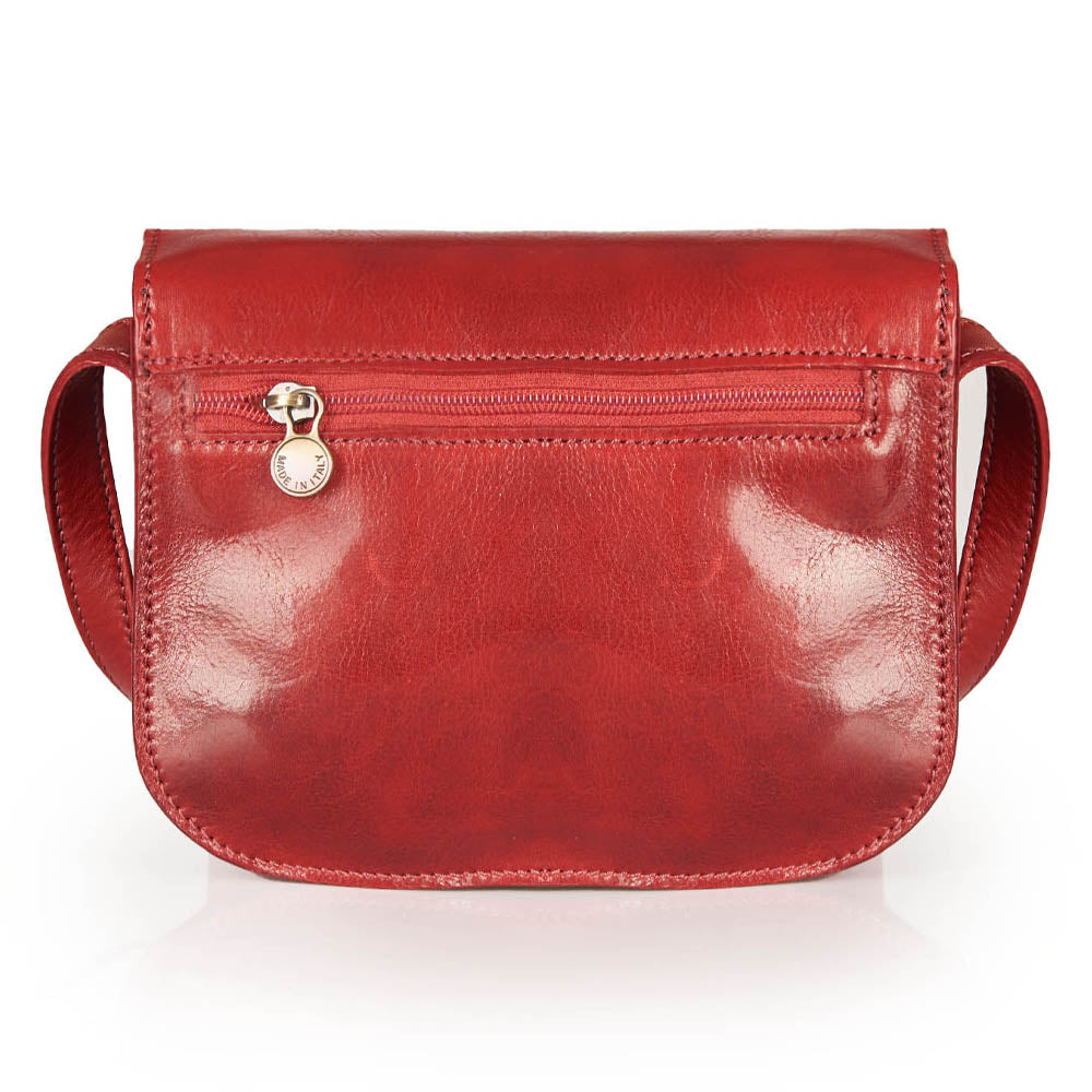 Borsa a tracolla in pelle nera