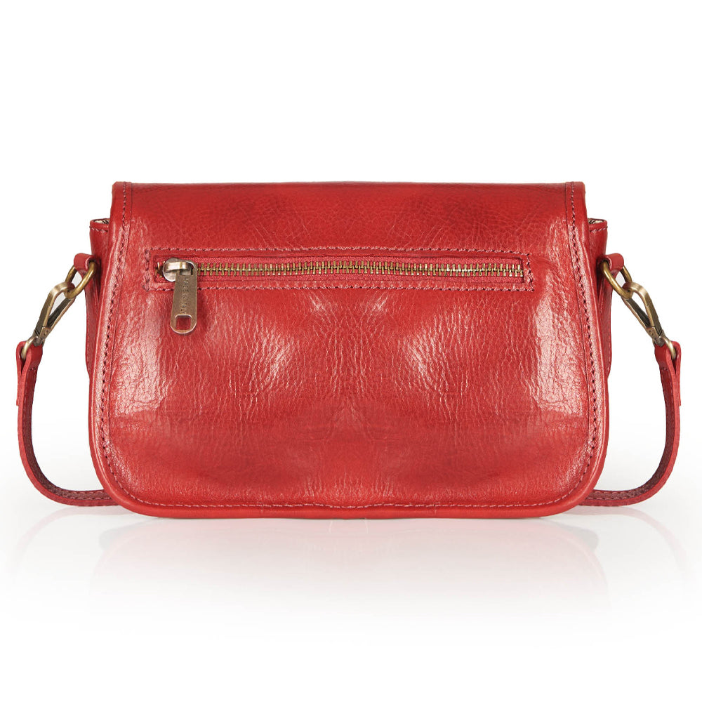 Borsa a tracolla in pelle nera