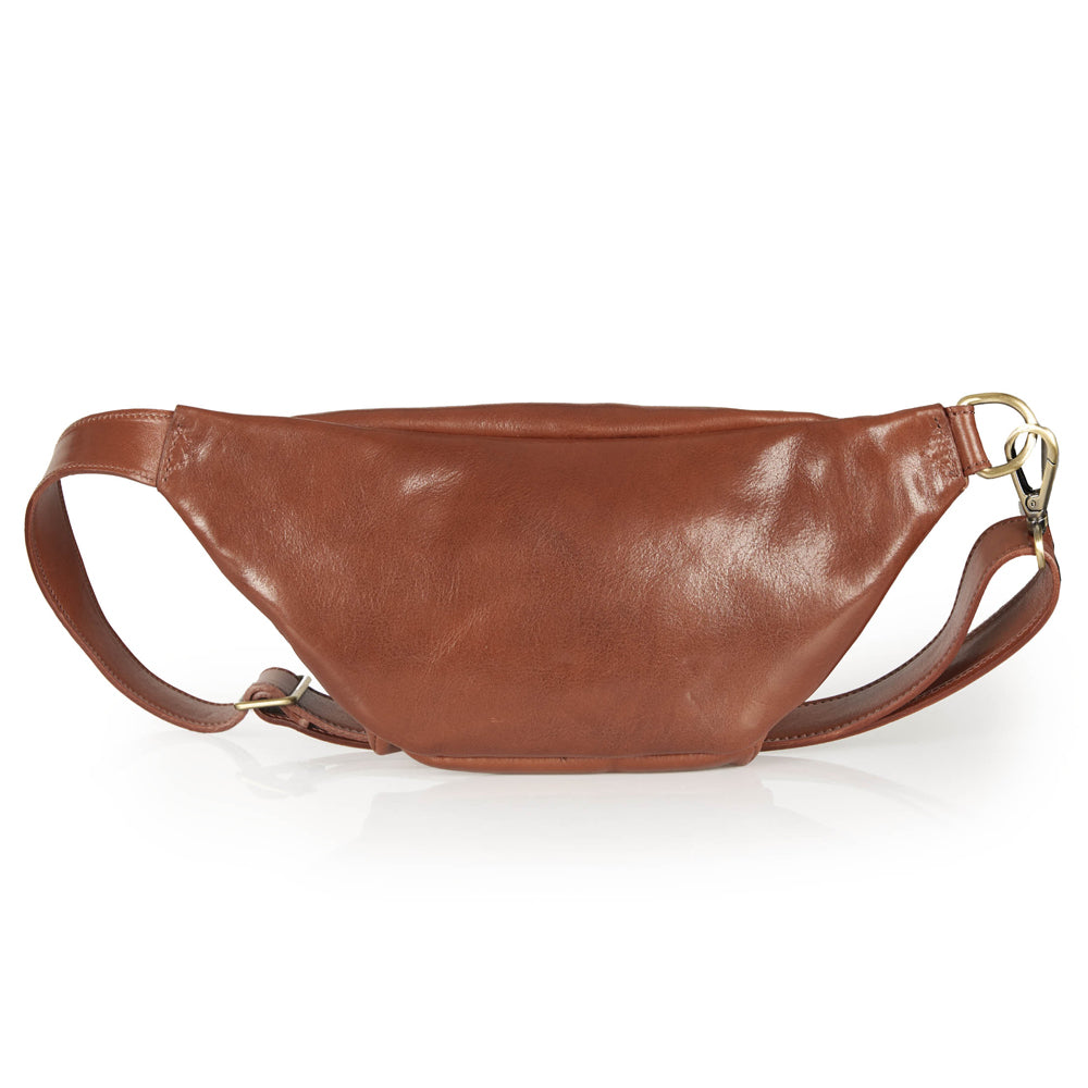 Marsupio in pelle rossa