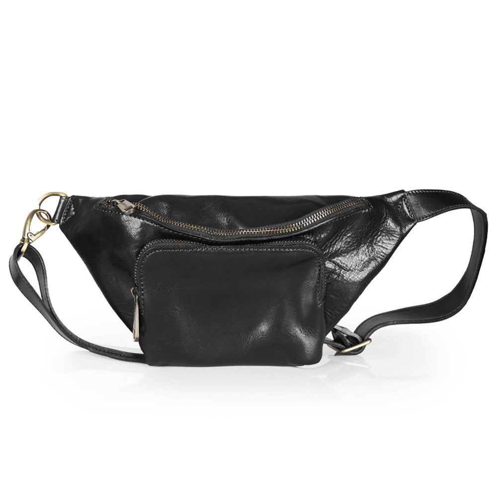 Marsupio in pelle rossa