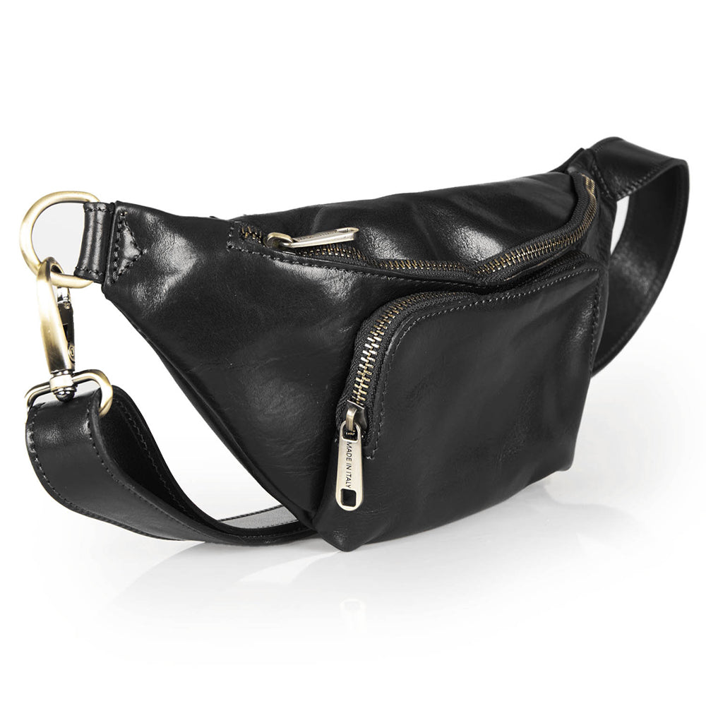 Marsupio in pelle rossa