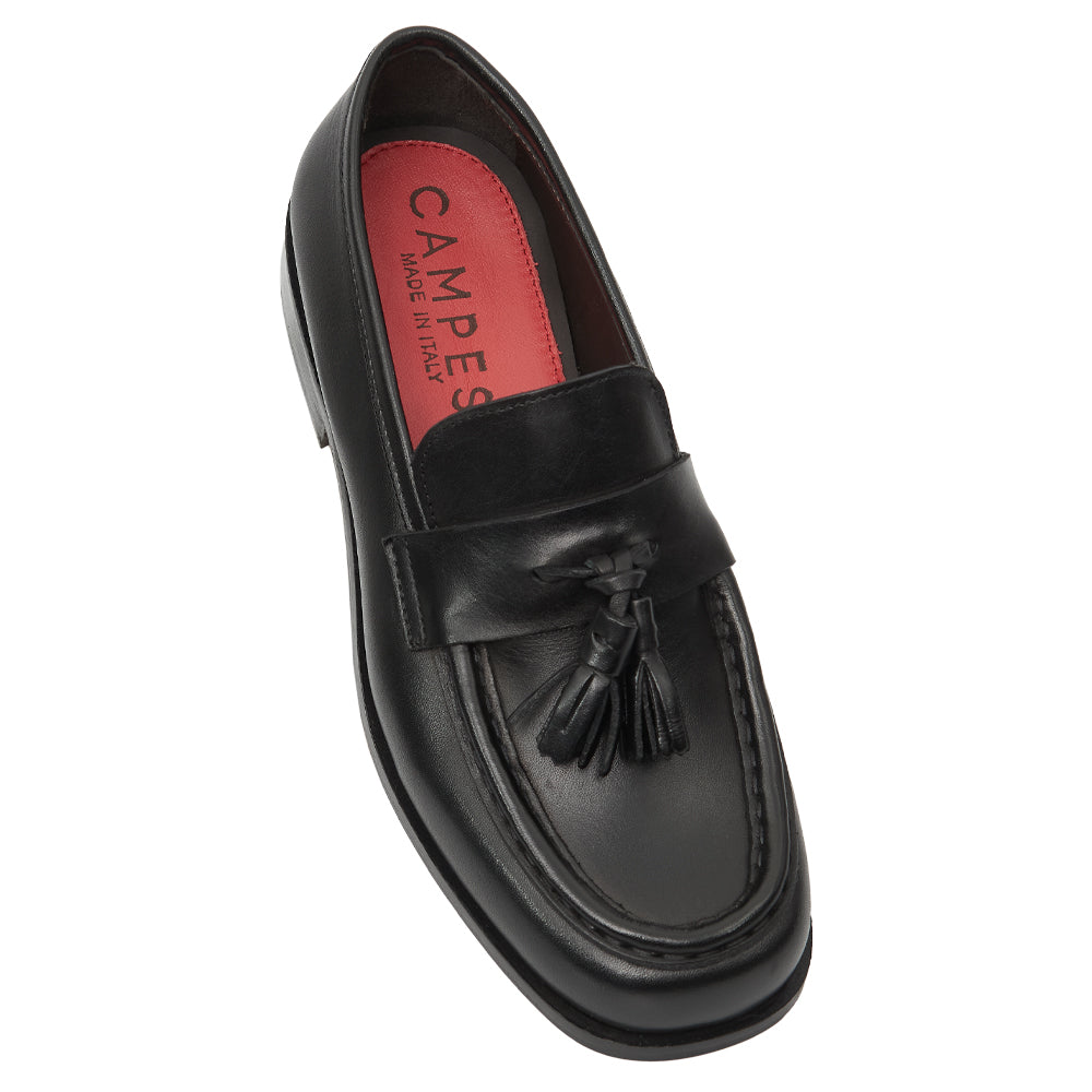 Mocassino Tassel Loafer in Pelle Nera
