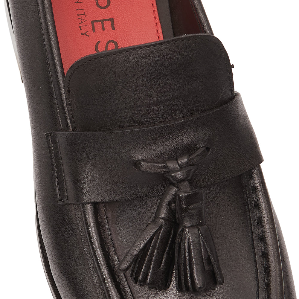 Mocassino Tassel Loafer in Pelle testa di moro