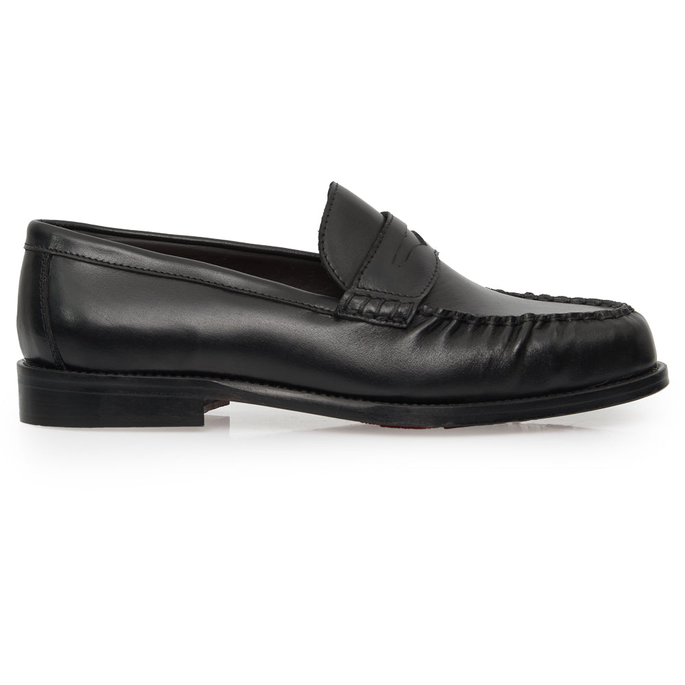 Mocassino Penny Loafer Morbido in Pelle nera