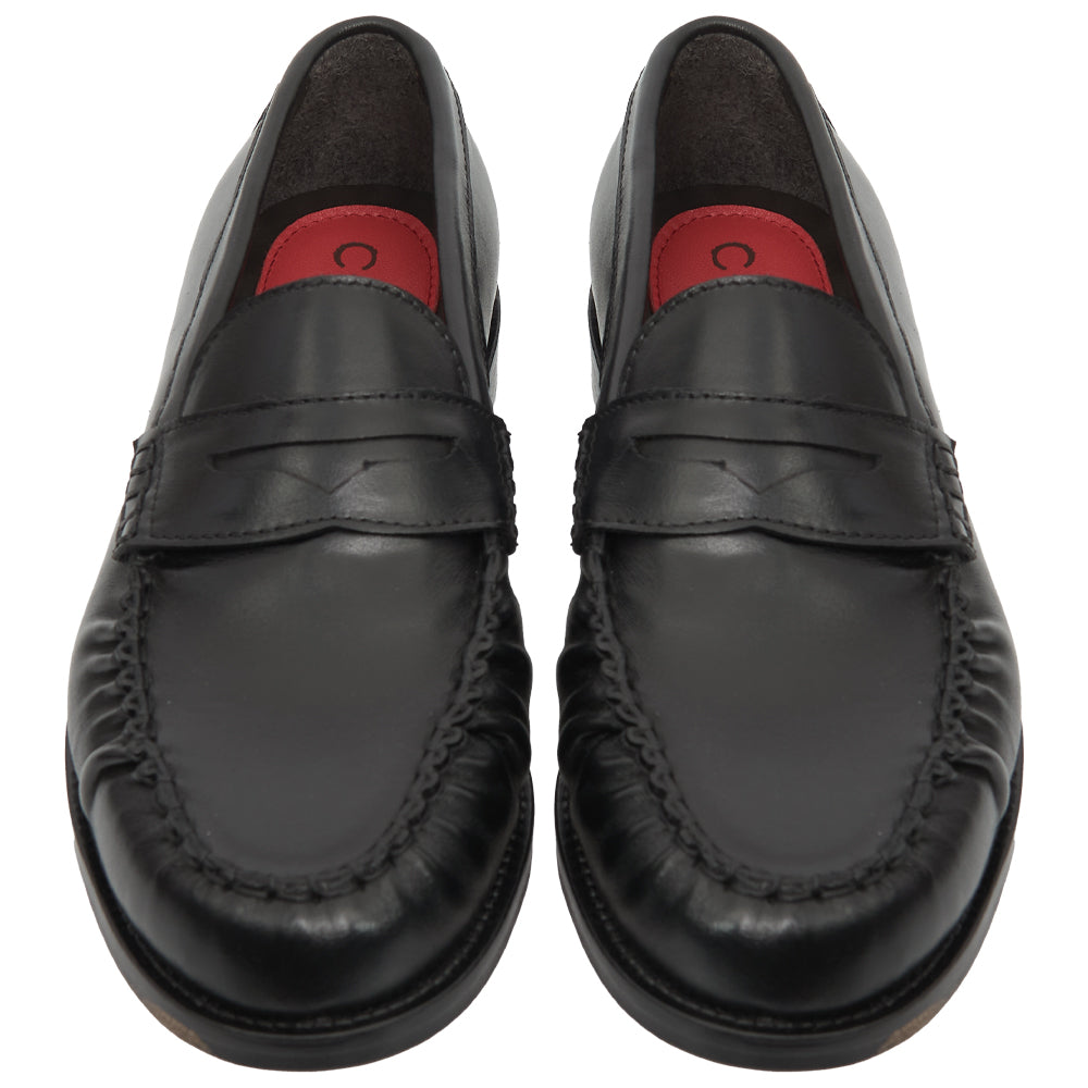 Mocassino Penny Loafer Morbido in Pelle nera