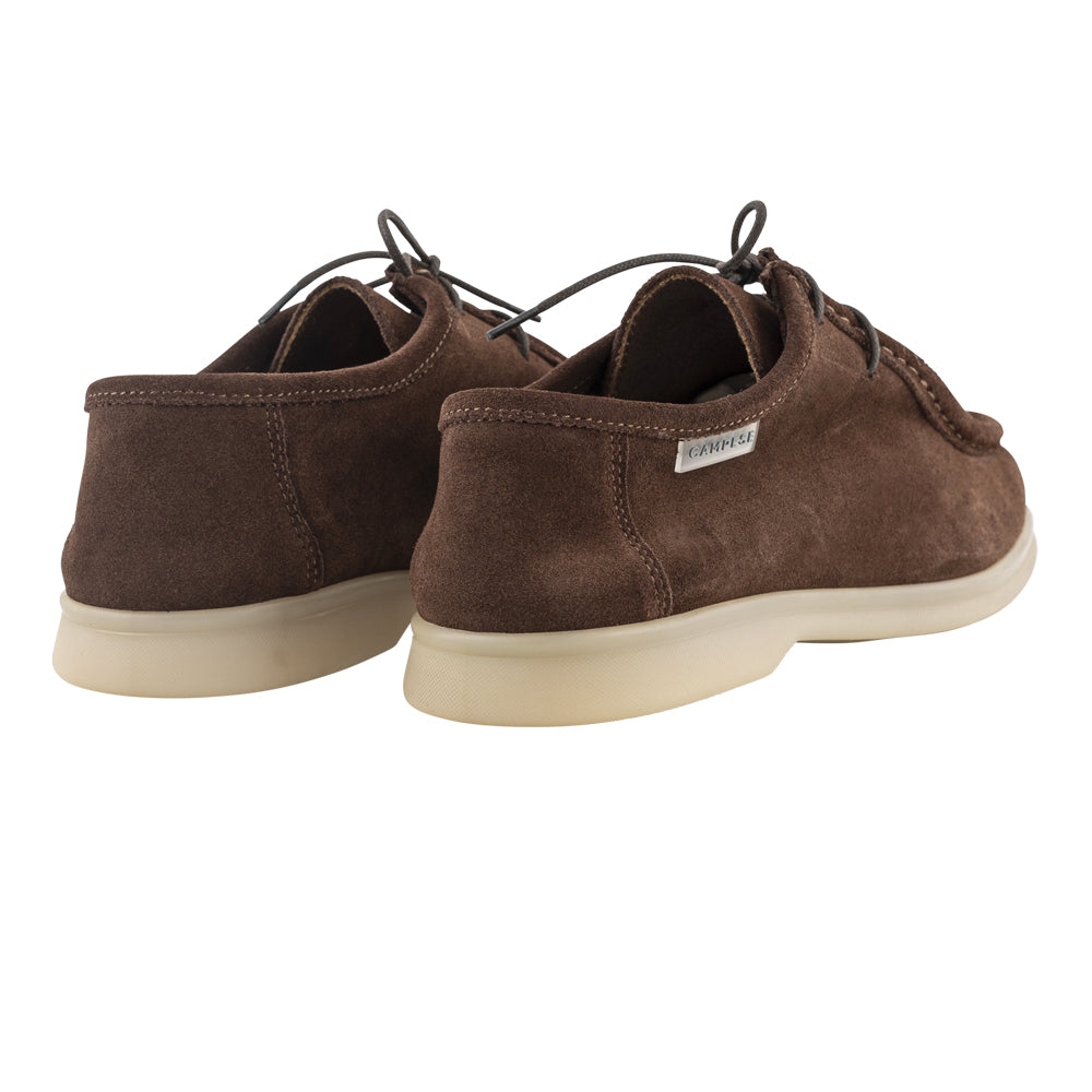 Stringata ingegnere camoscio marrone
