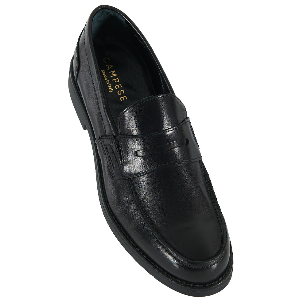 Mocassino Penny cerimonia in pelle nera