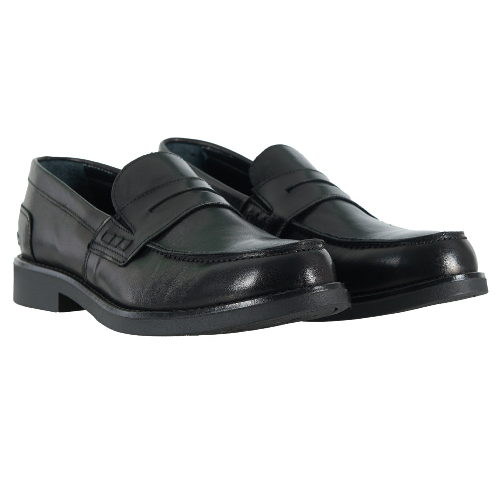 Mocassino Penny cerimonia in pelle nera