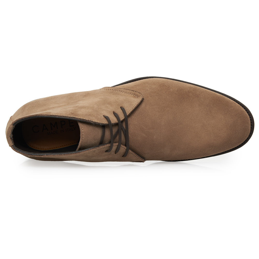 Polacchino Chukka Boot in Camoscio Morbido Taupe