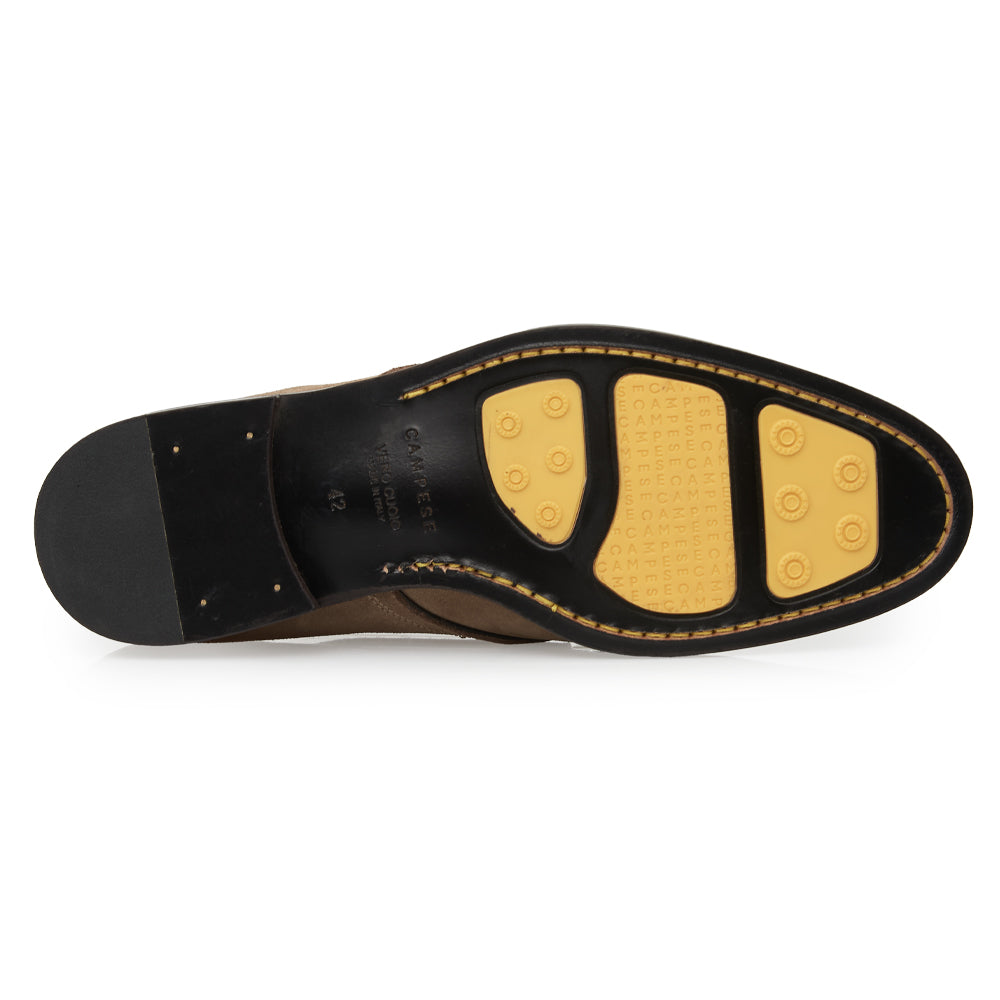 Polacchino Chukka Boot in Camoscio Morbido Taupe