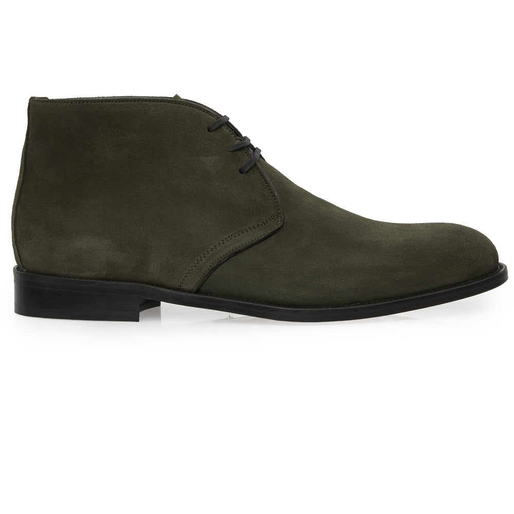 Polacchino Chukka Boot in Camoscio Morbido Verde bosco