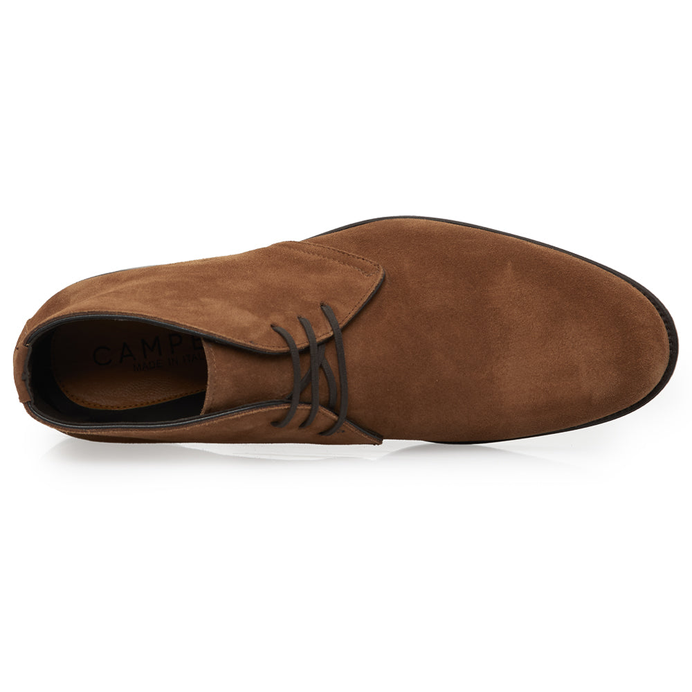Polacchino Chukka Boot in Camoscio Morbido Cuoio