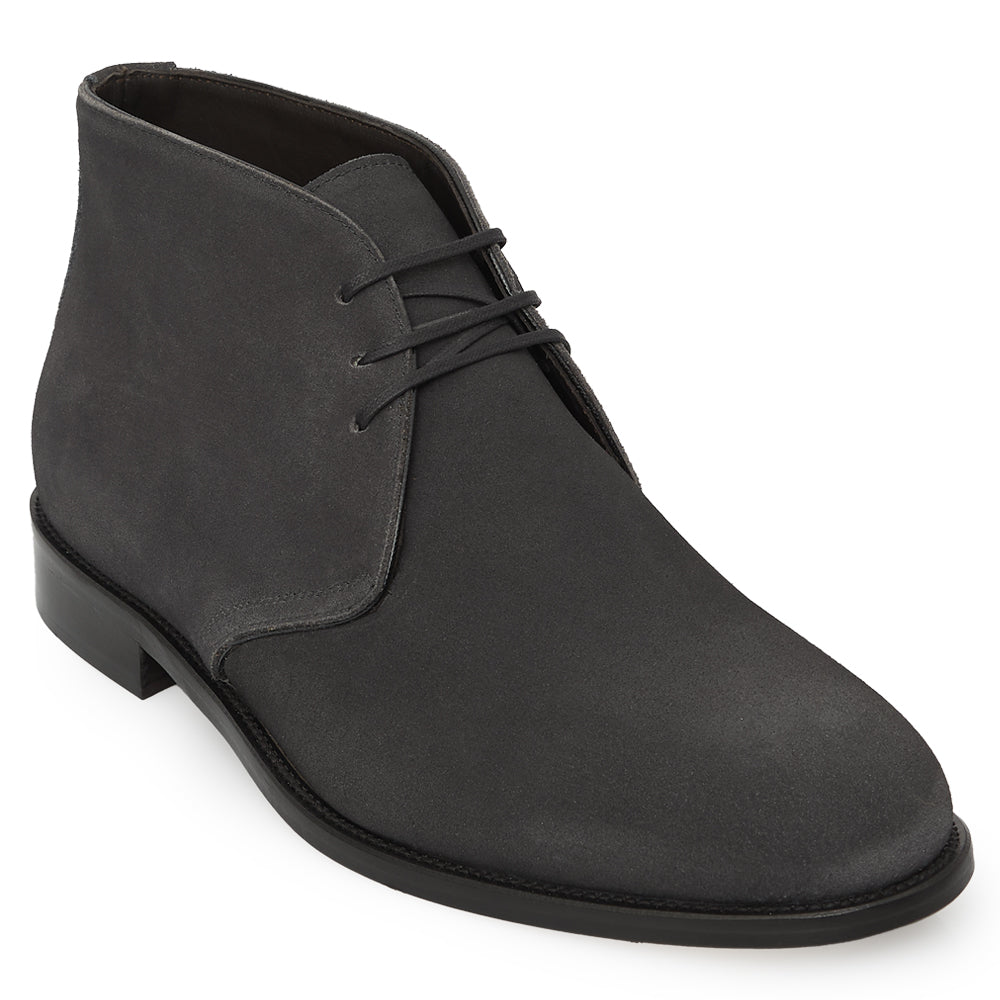Polacchino Chukka Boot in Camoscio Morbido grigio