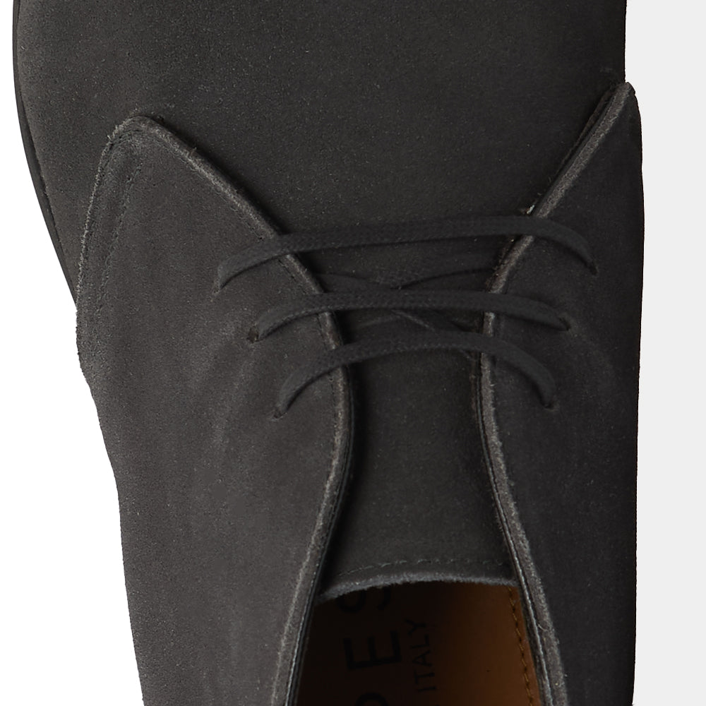 Polacchino Chukka Boot in Camoscio Morbido grigio