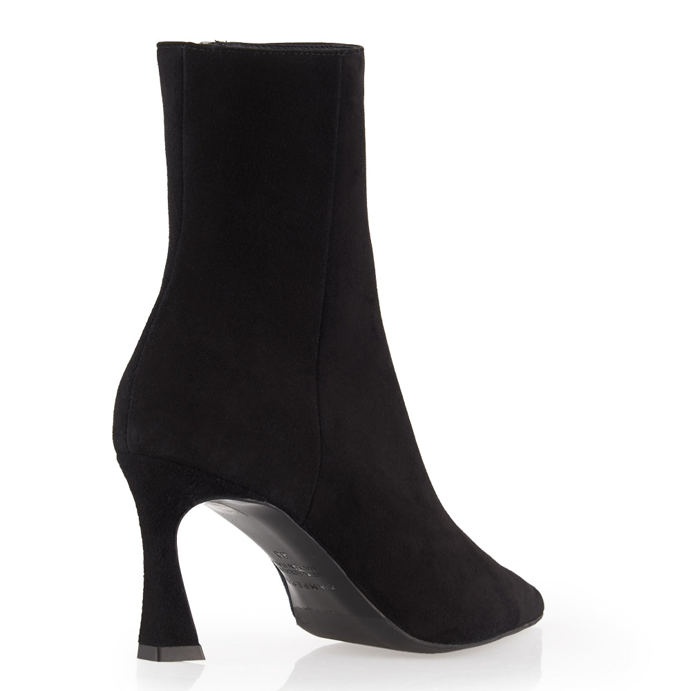 Tronchetti in camoscio nero