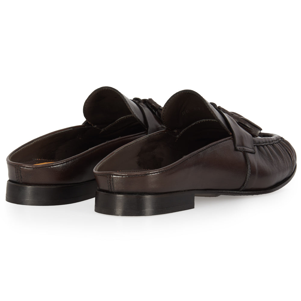 Slingback Penny light summer - lavorazione Bologna in testa di moro