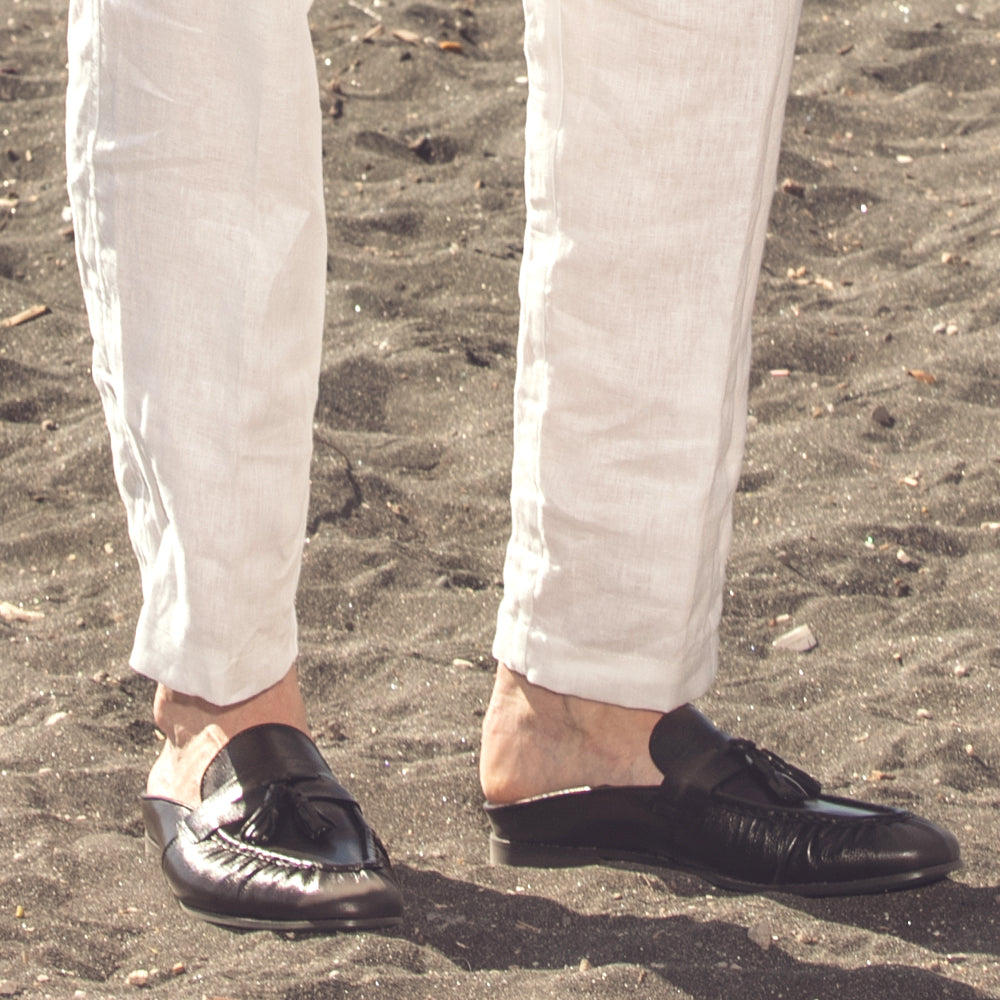 Slingback Penny light summer - lavorazione Bologna in testa di moro