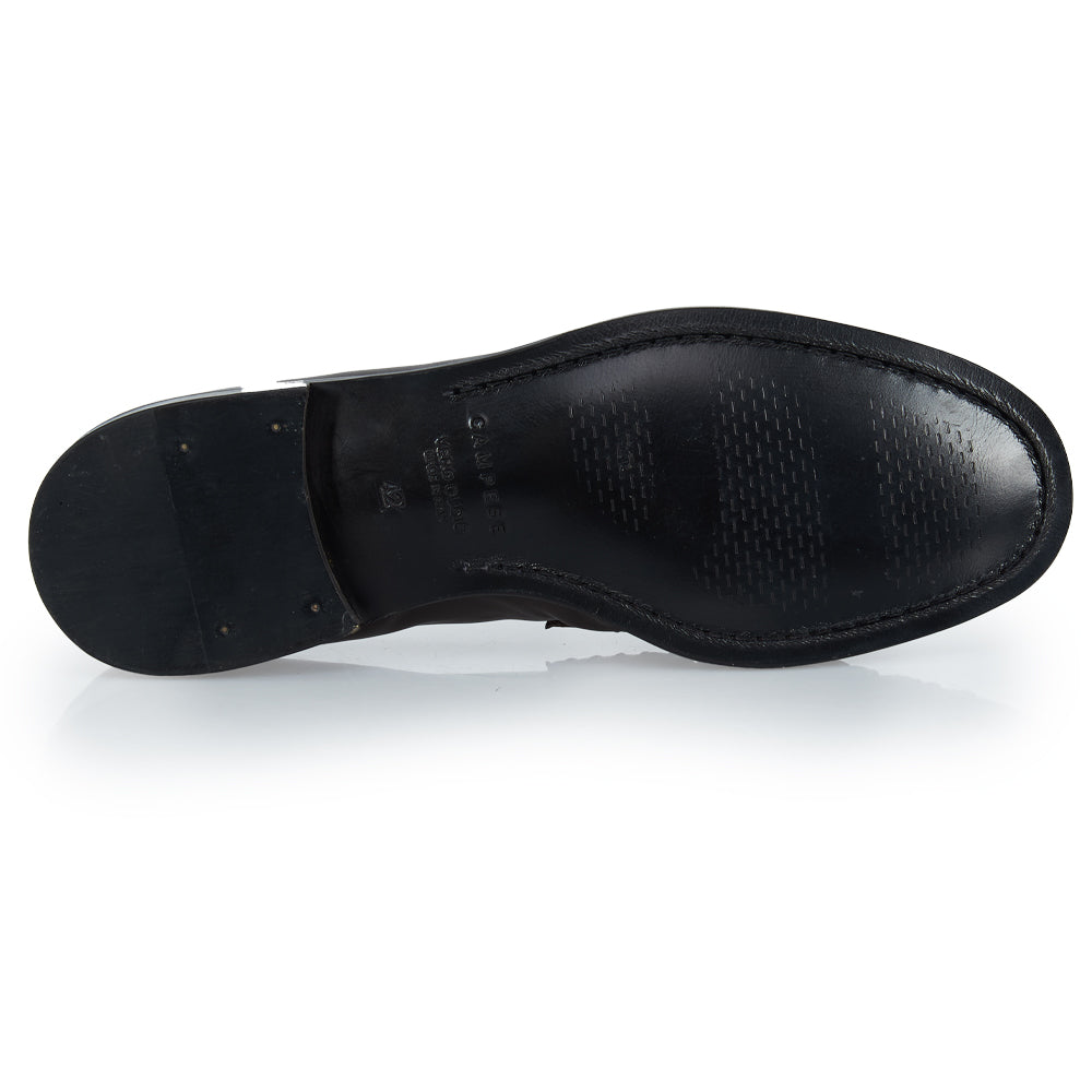 Mocassino Penny Loafer Nero – Lavorazione Bologna