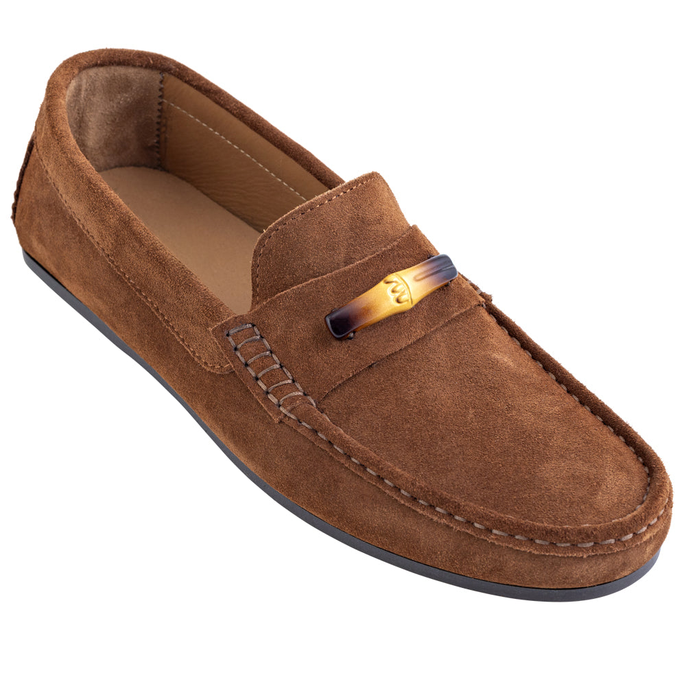 Mocassino Driving in Camoscio – Marrone
