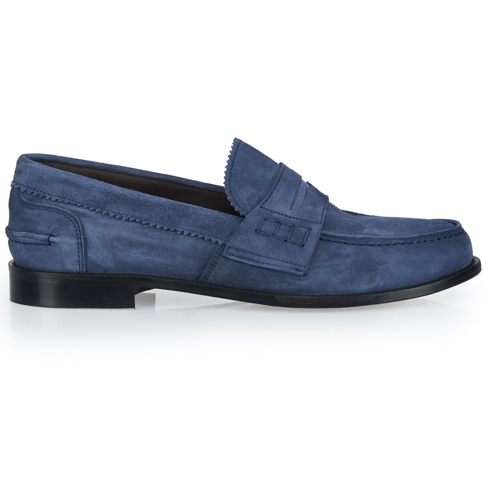 Mocassino Penny - camoscio ciano