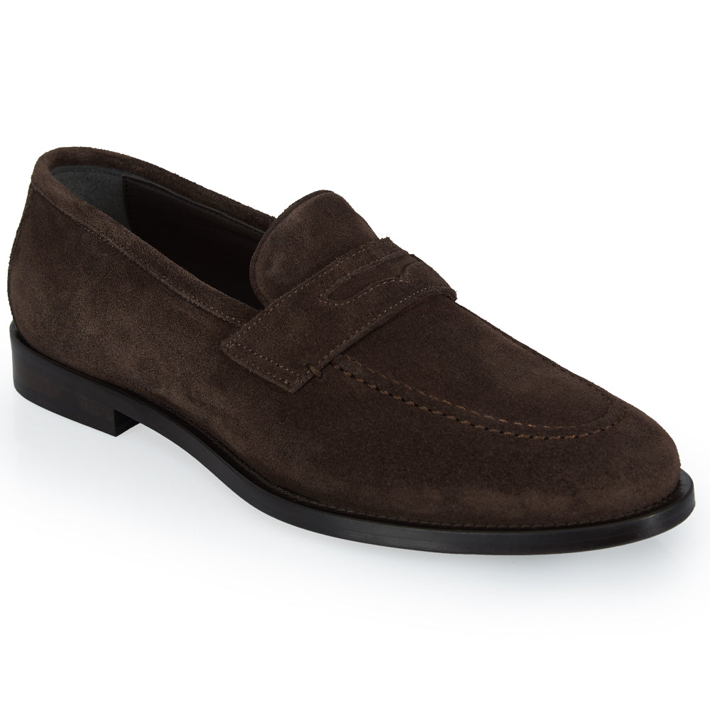 Mocassino Penny - morbido camoscio marrone