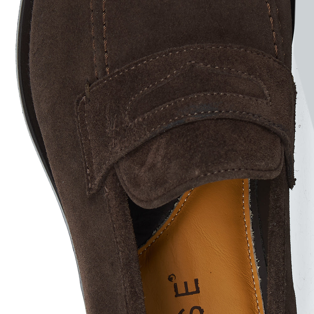 Mocassino Penny - morbido camoscio marrone