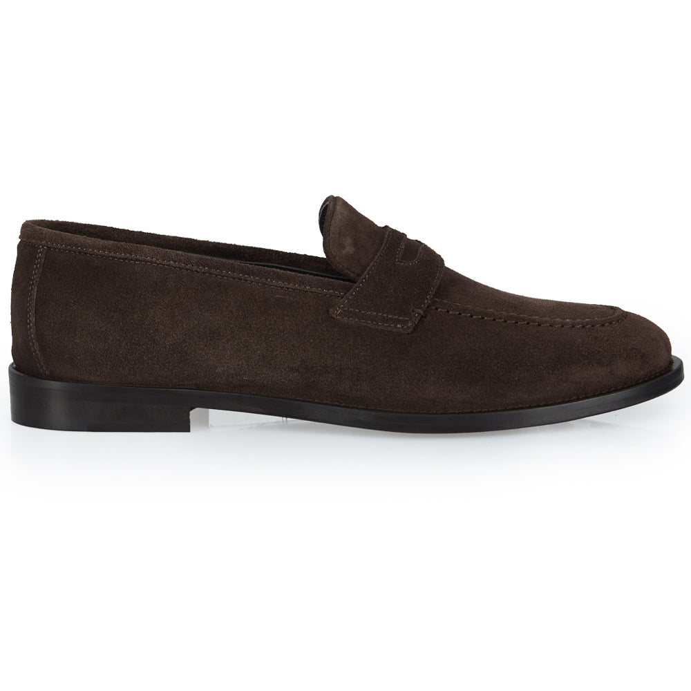 Mocassino Penny - morbido camoscio marrone