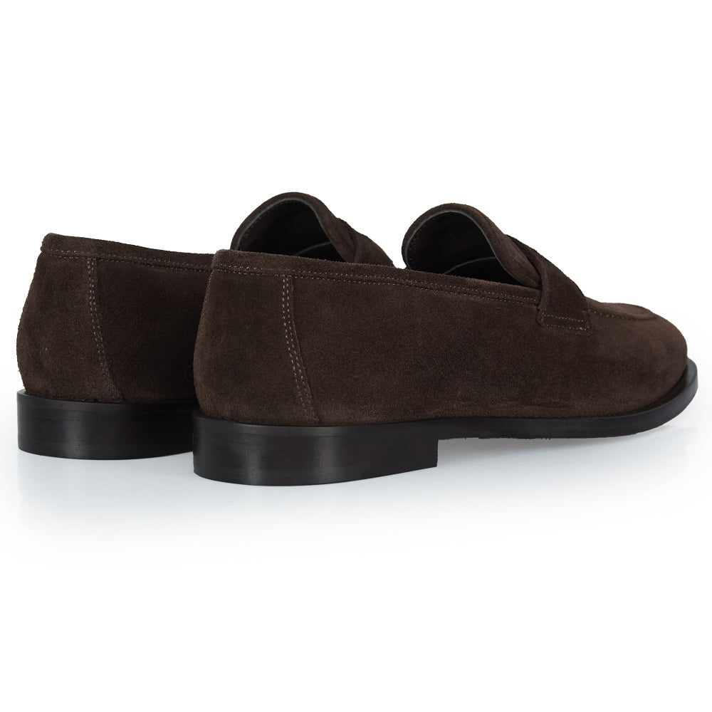Mocassino Penny - morbido camoscio marrone