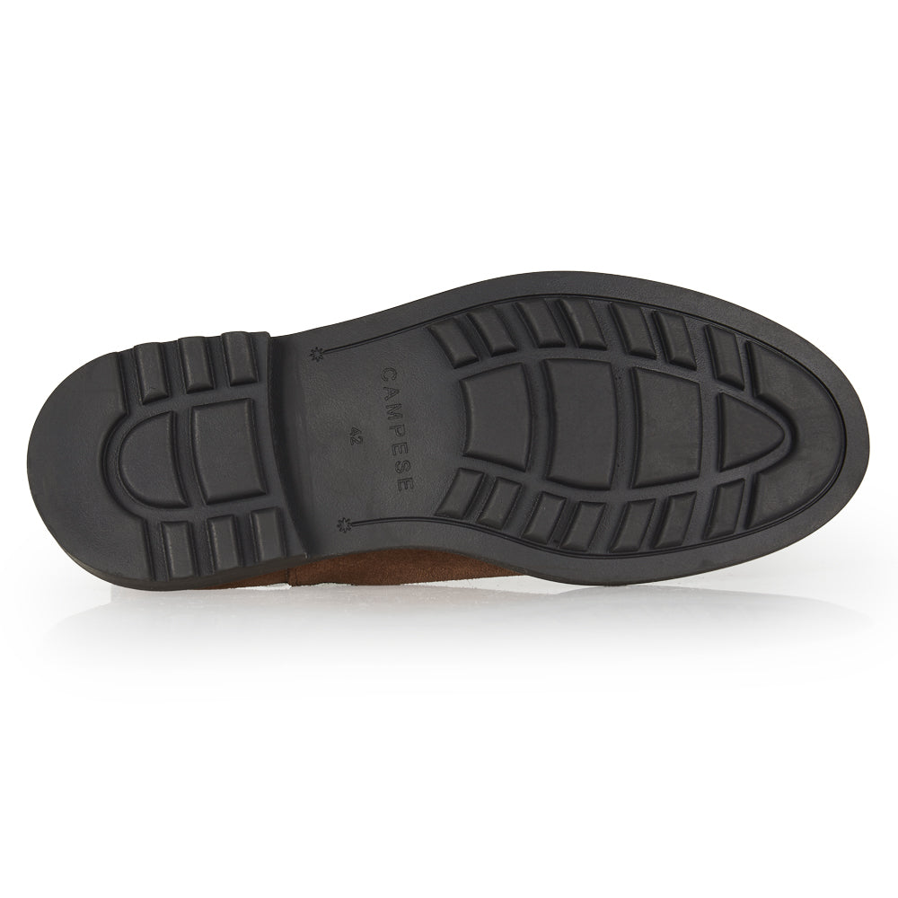 Stivaletto Chelsea in camoscio cuoio