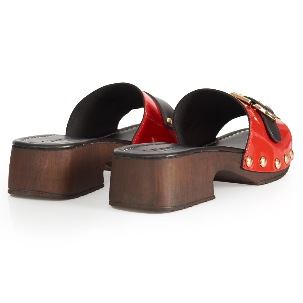 Zoccoletto Glam – Vernice Rosso Lacca