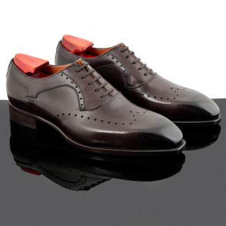 Oxford shoes in dark brown leather