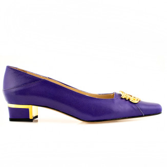Lilac leatheroffice shoes