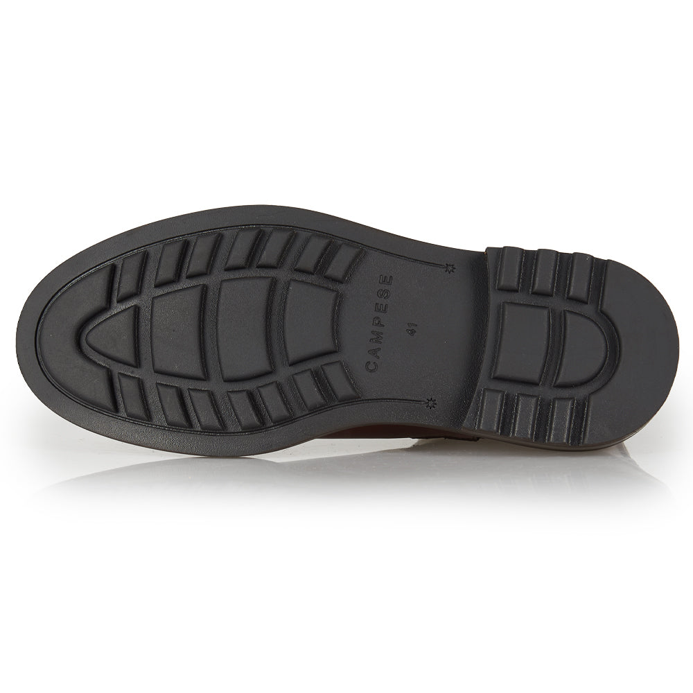 Chelsea boot in dark brown leather