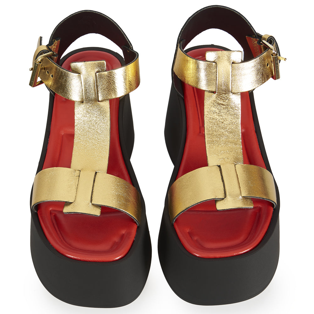 Plateforme avec la plateforme Glamor Gold