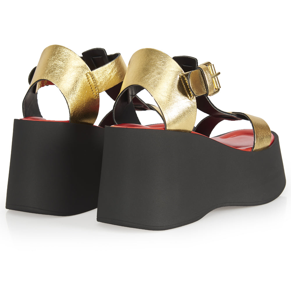 Plateforme avec la plateforme Glamor Gold